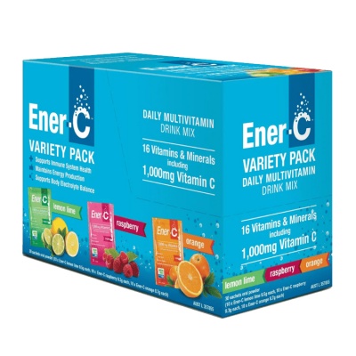 Ener C Variety Pack 1000mg Vitamin C 30 Sachets